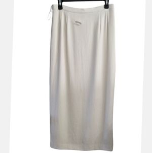 NWOT Ivory Midi Pencil Skirt.